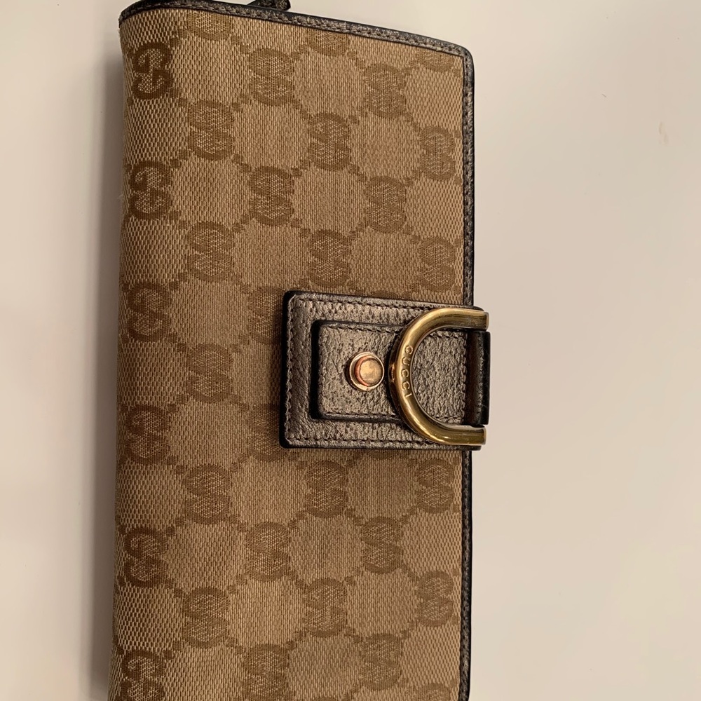 Gucci canvas Long Wallet